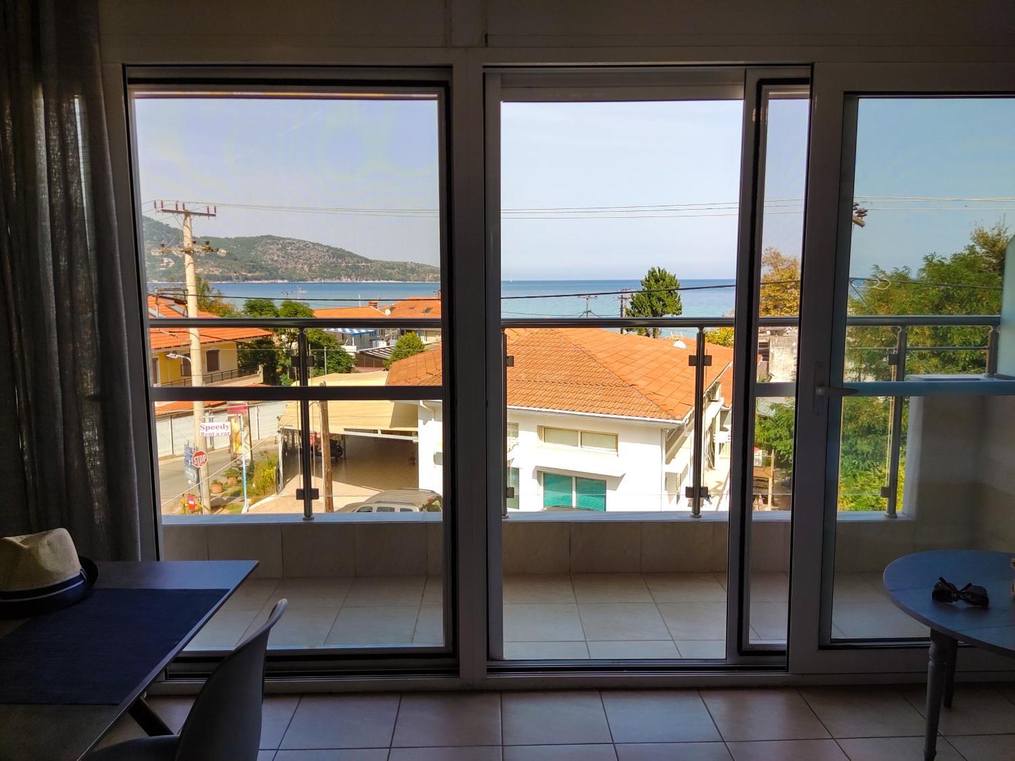 Celeste Deluxe Apartments Skala Potamia  Pokój zdjęcie