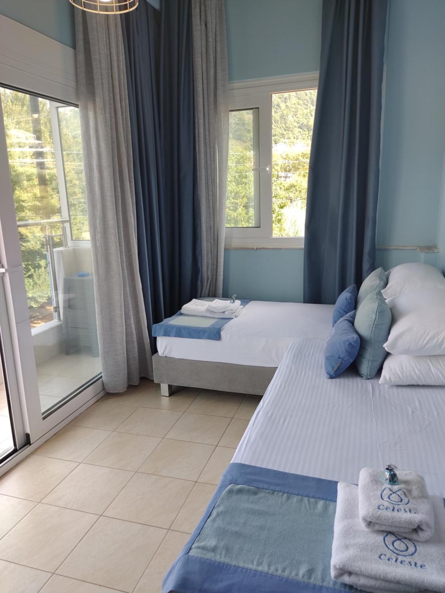 Celeste Deluxe Apartments Skala Potamia  Pokój zdjęcie