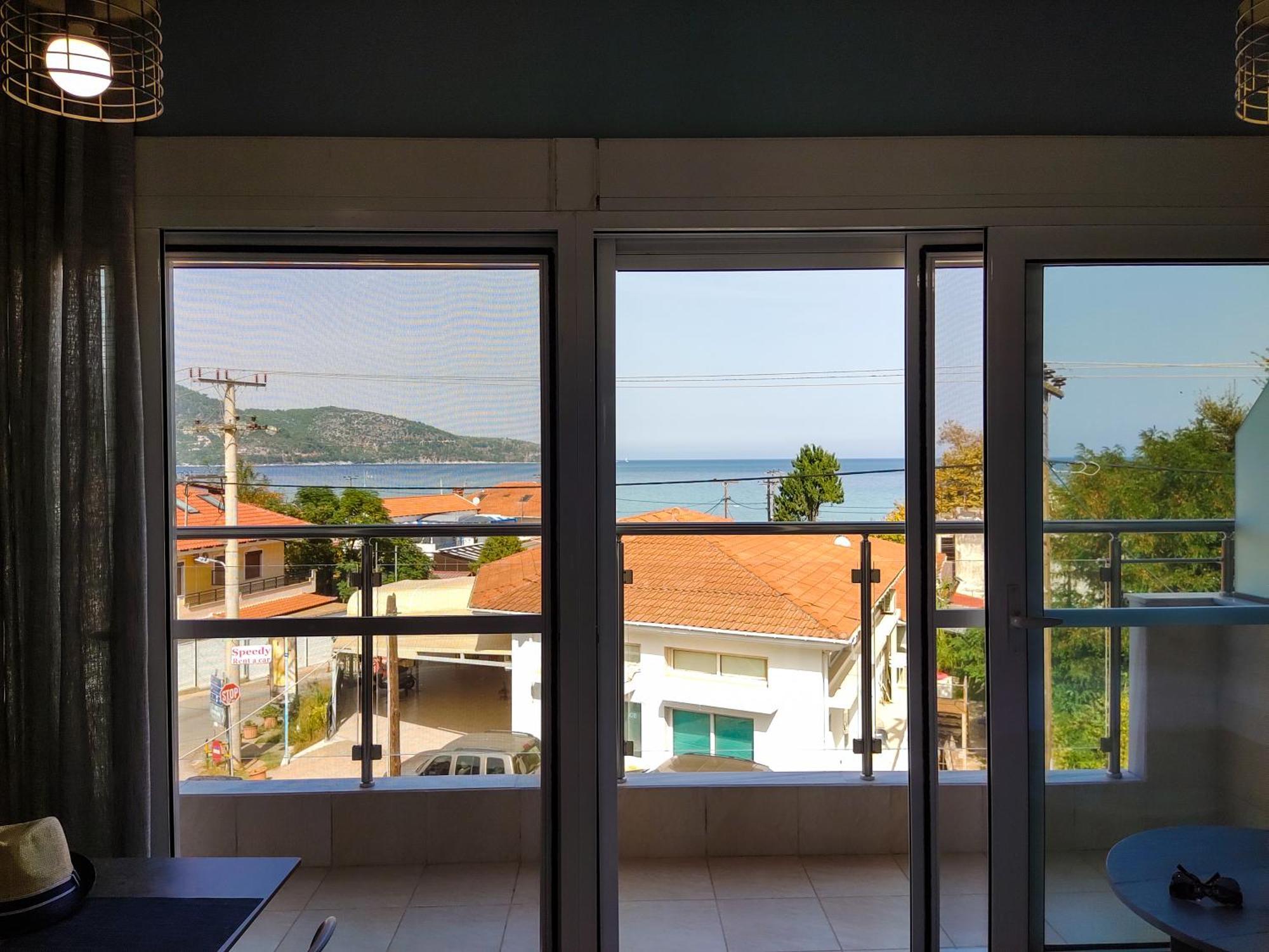 Celeste Deluxe Apartments Skala Potamia  Pokój zdjęcie