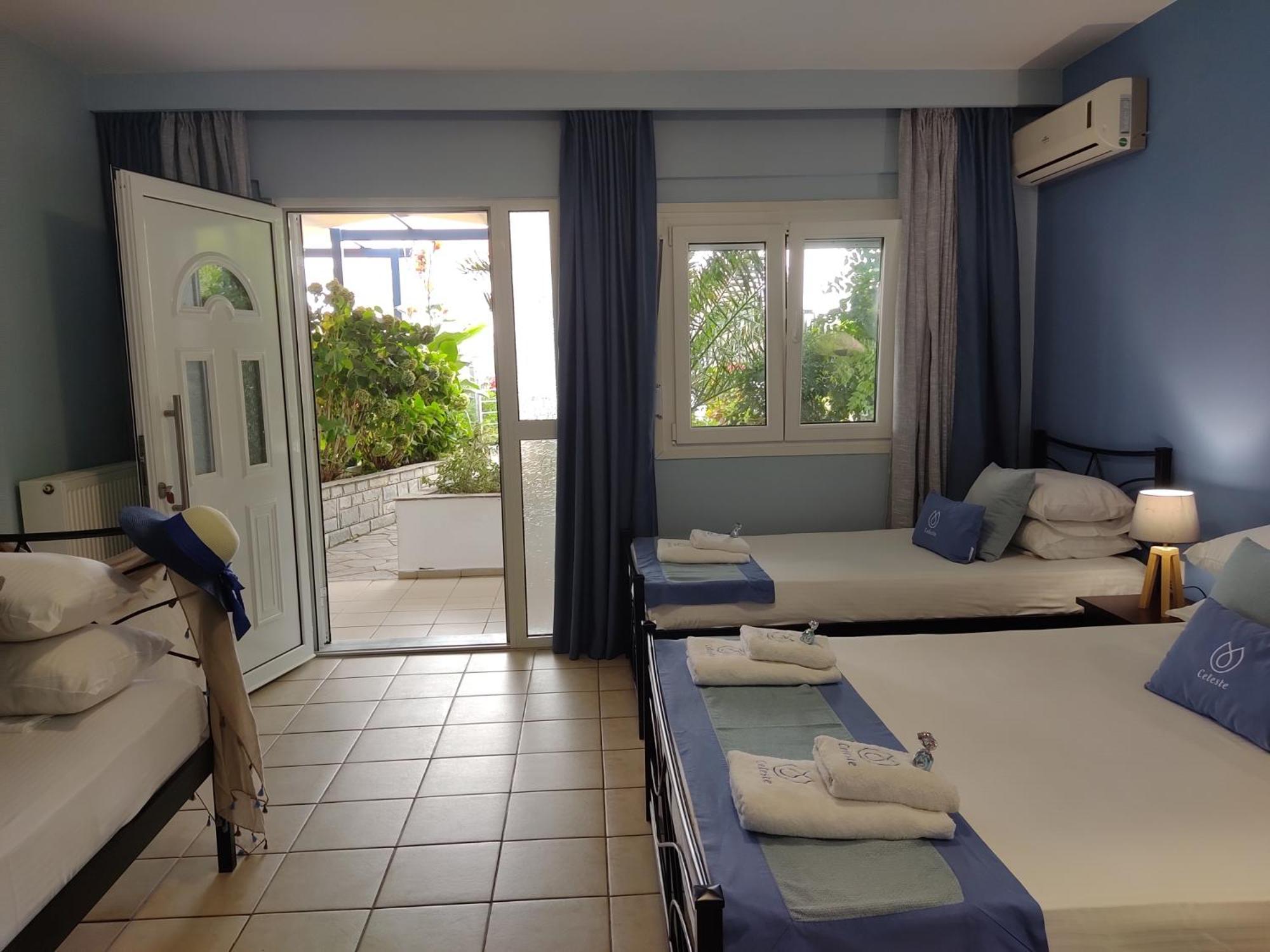 Celeste Deluxe Apartments Skala Potamia  Pokój zdjęcie