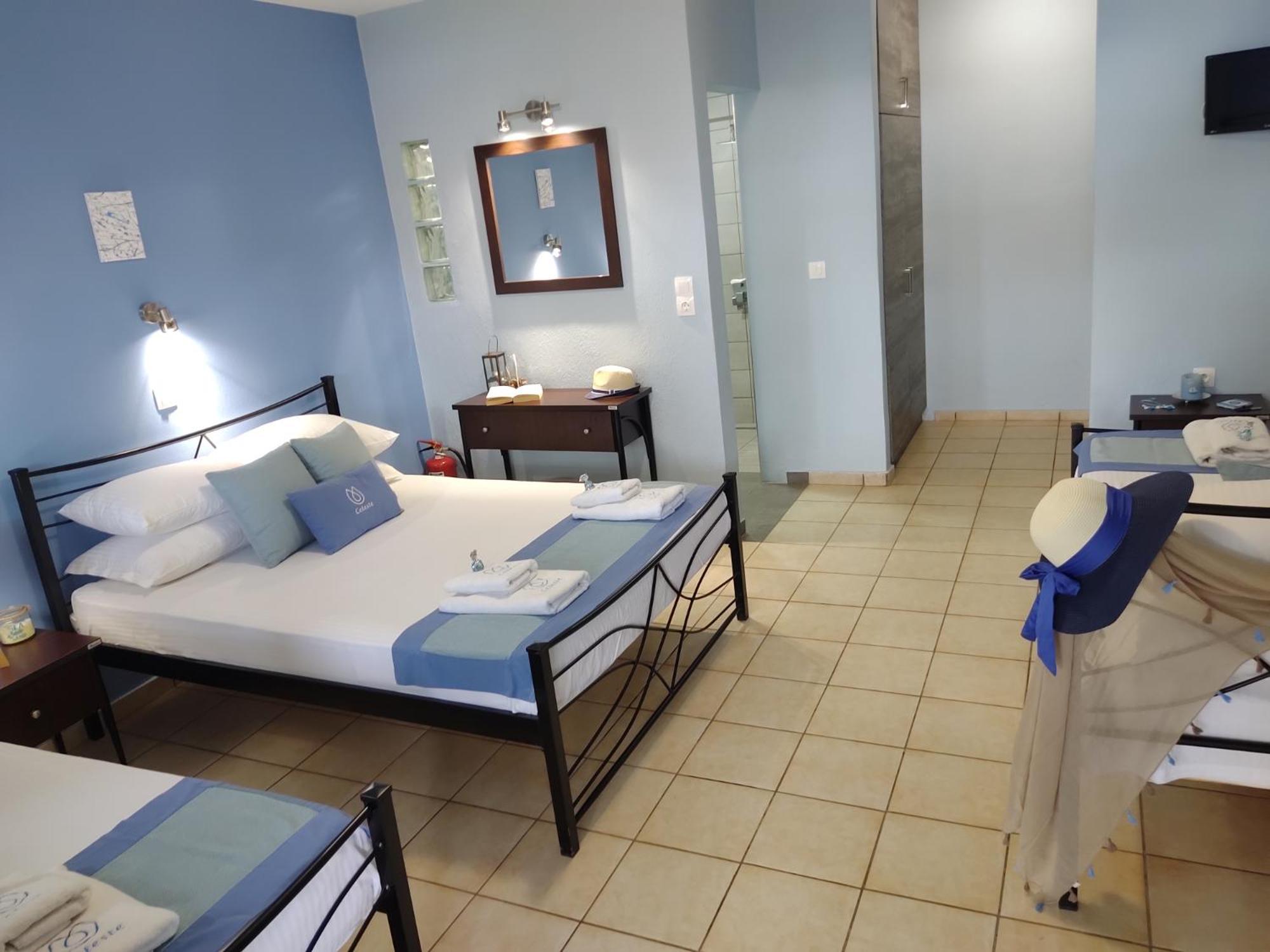 Celeste Deluxe Apartments Skala Potamia  Pokój zdjęcie